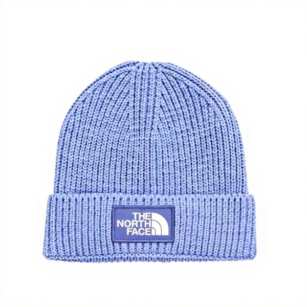 Bonnets The North Face logo box cuffed noir homme hiver