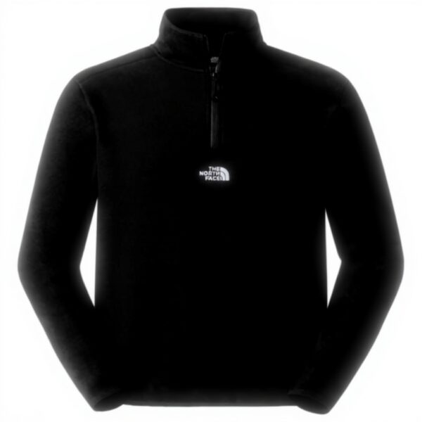 Sweatshirt The North Face Glacier Homme Col Zippé Logo Brodé