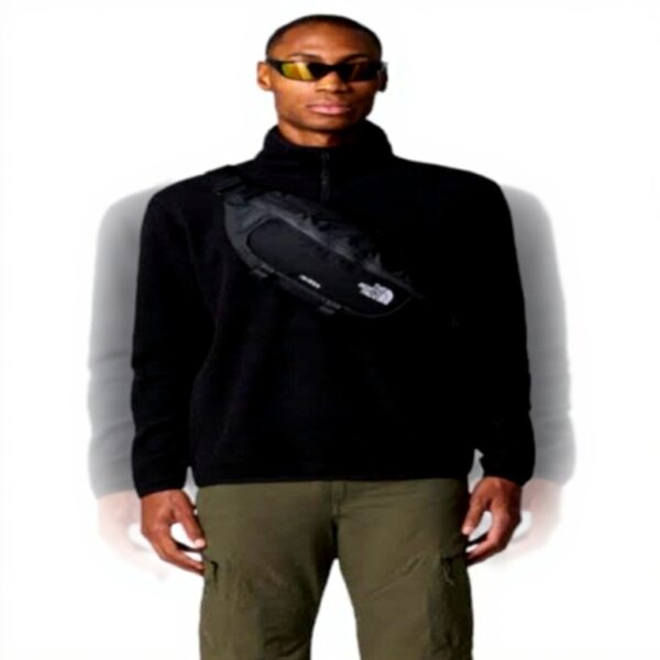 Sweatshirt The North Face Glacier Homme Col Zippé Logo Brodé