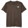 T-shirt The North Face Homme Col côtelé Logo Blanc