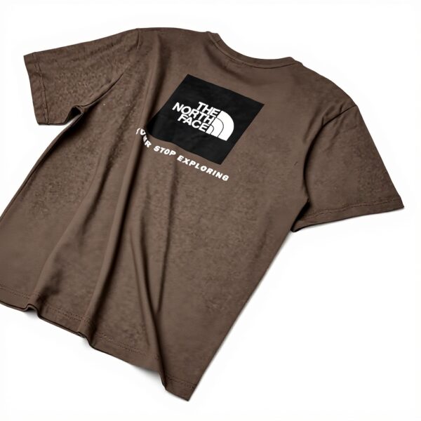 T-shirt The North Face Homme Col côtelé Logo Blanc