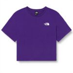 T-shirt The North Face Femme Coupe Slim Cropped Logo Imprimé