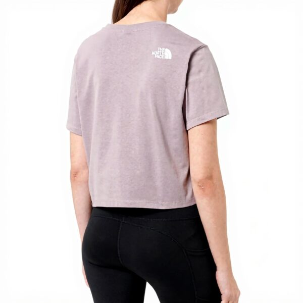 T-shirt The North Face Femme Coupe Slim Cropped Logo Imprimé