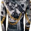 Sweatshirt SUBLIMINAL MODE Homme Modèle 911 Noir Automne-1