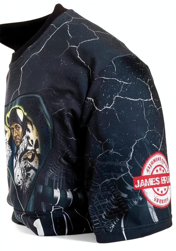 Sweatshirt SUBLIMINAL MODE Homme Modèle 911 Noir Automne-2