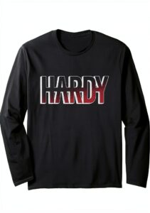 T-shirt HARDY authentique léger coupe classique fan musique-0