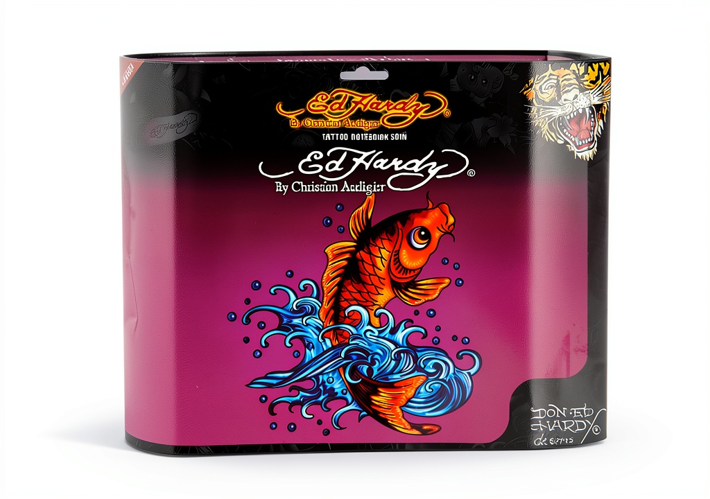 Montre Ed Hardy SK09007 sur un poignet masculin