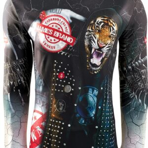 Sweatshirt SUBLIMINAL MODE Homme Modèle 911 Noir Automne-0