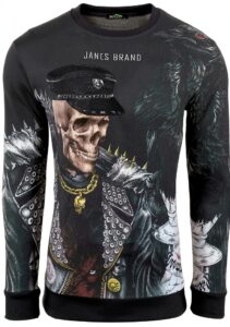 Sweat-shirt SUBLIMINAL MODE Homme Automne Hiver Confortable-0