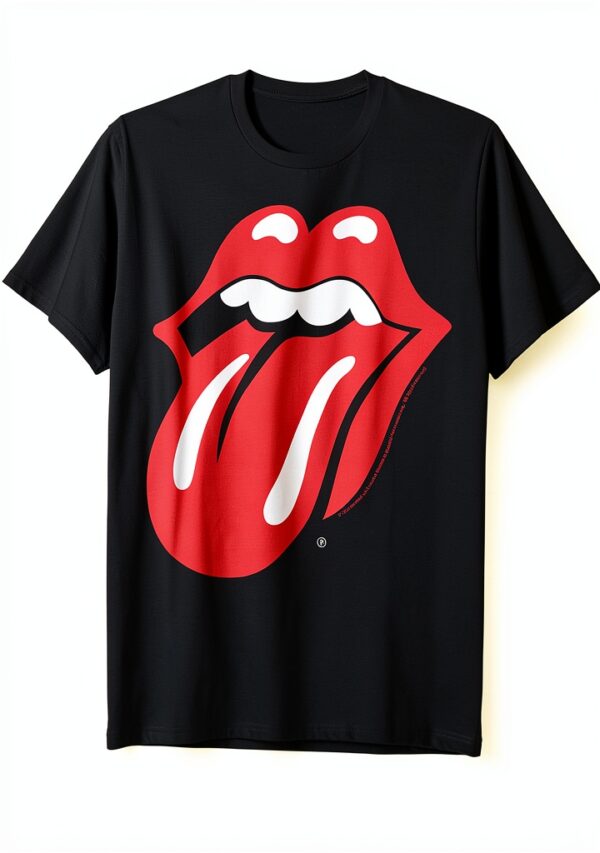 T-shirt Rolling Stones Homme Léger Coupe Classique-0