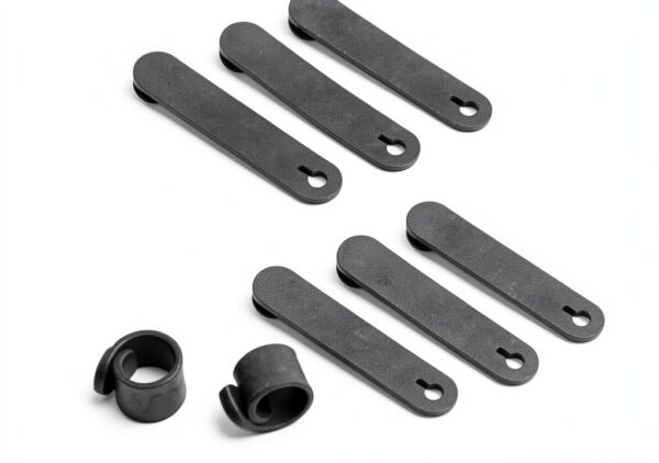 Collier serre-câble moto MBdzA caoutchouc élastique fixation-1