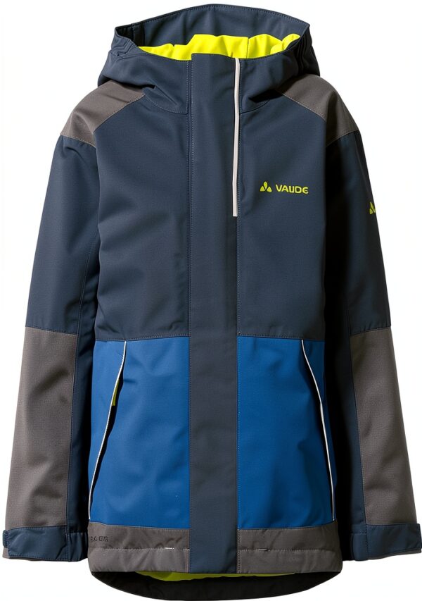 Veste Vaude enfant imperméable respirante randonnée bleu-0