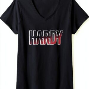 T-shirt HARDY Femme Léger Coupe Classique Authentique-0