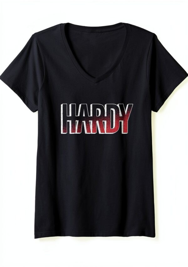 T-shirt HARDY Femme Léger Coupe Classique Authentique-0