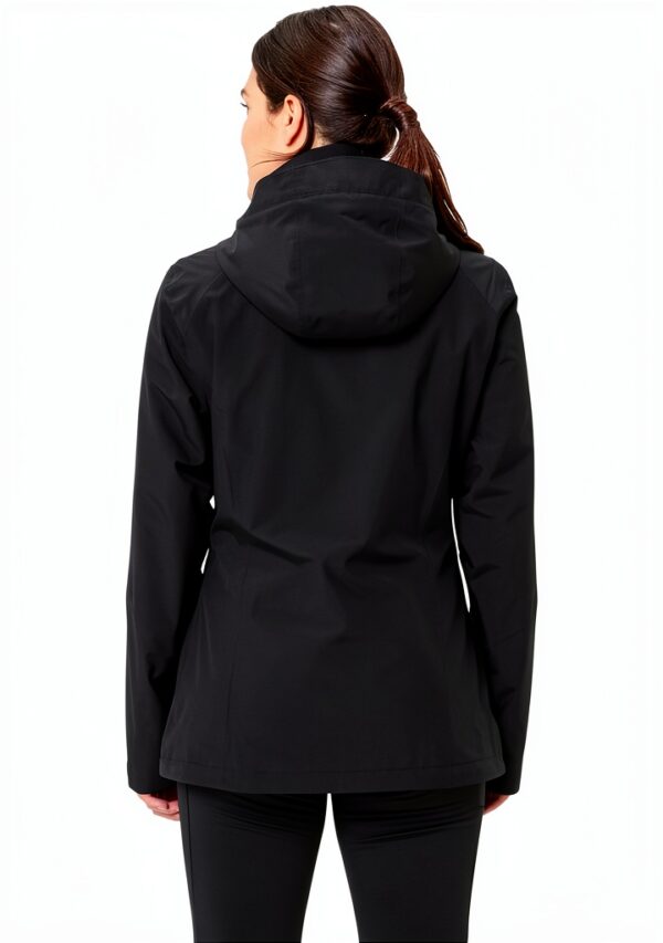 Veste Vaude Femme Polyester Recyclé Imperméable Respirant-3