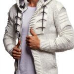 Sweat à capuche zippé Leif Nelson homme tricot léger-0