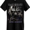 T-shirt Cypress Hill vintage coupe droite brossage carbone-0