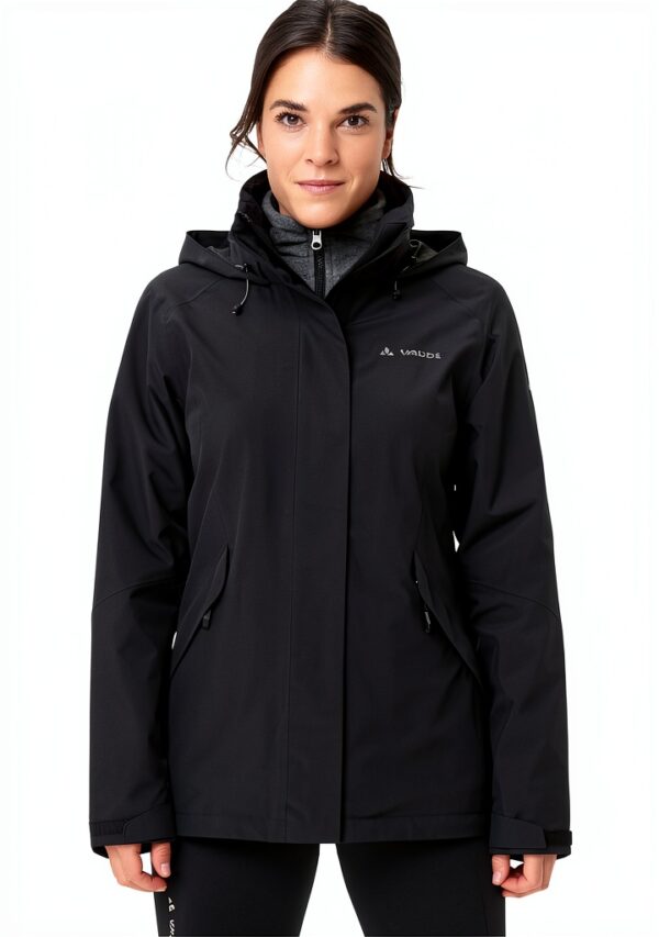 Veste Vaude Femme Polyester Recyclé Imperméable Respirant-9