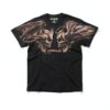 T-shirt Liquid Blue Coton Homme Coupe Régulière Noir-2