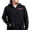Sweat zippé à capuche EMP homme noir merchandising musical-5