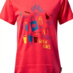 T-shirt enfant VAUDE coton bio quotidien loisirs imprimé-0