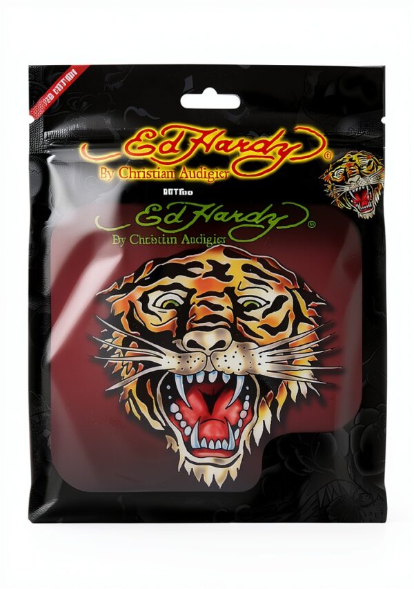 Tapie de souris Ed Hardy design tigre pour gaming et bureau-1