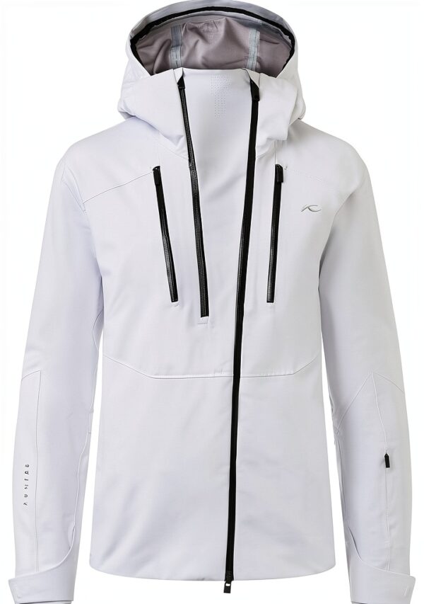 KJUS Veste ski homme Dermizax coupe-vent imperméable blanc