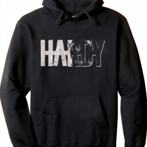 T-shirt HARDY authentique coupe classique col tissé-0