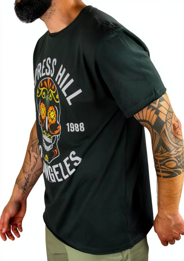 T-shirt Cypress Hill Homme Coton Manches Courtes Coupe-2
