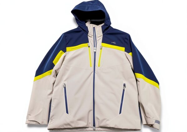 Veste de ski homme Kjus Speed Reader Bleu Blanc Jaune