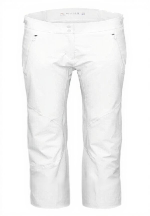 Kjus Formula Short Femme Polyester Extensible Cargo Blanc