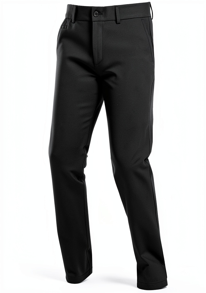'Pantalon KJUS IKE pour homme noir porté lors d'une partie de golf'