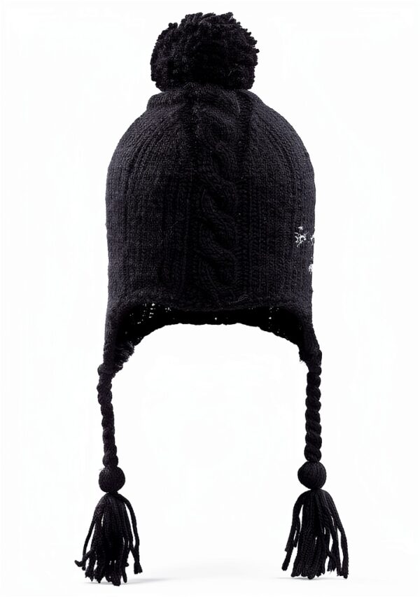 Bonnets de ski KJUS femme prune 100 polyacrylique pompon