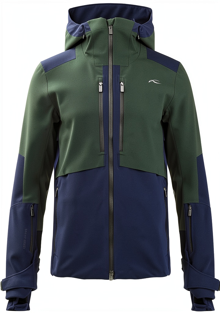 Veste de ski Kjus Ligety HexAir portée en montagne