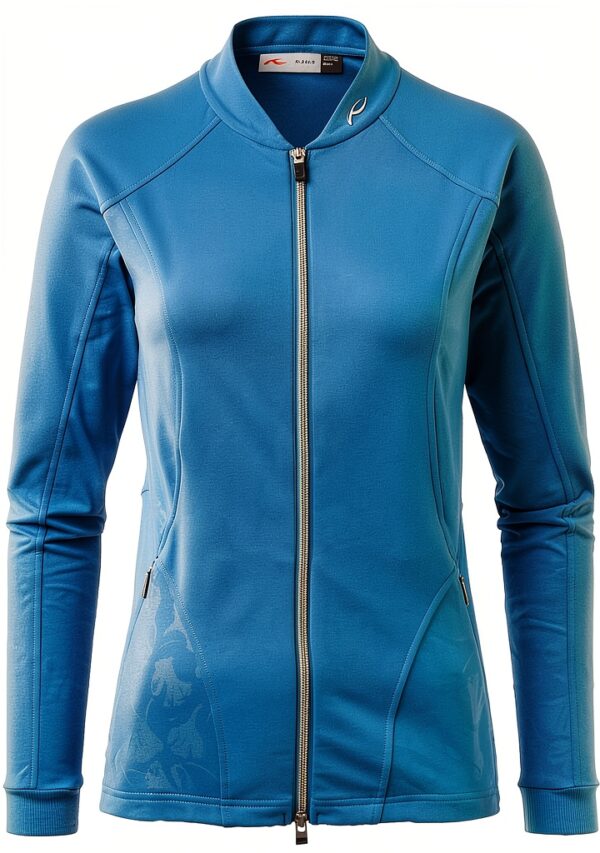 Kjus Nicola Midlayer Veste Femme Bleu Azur Taille 44