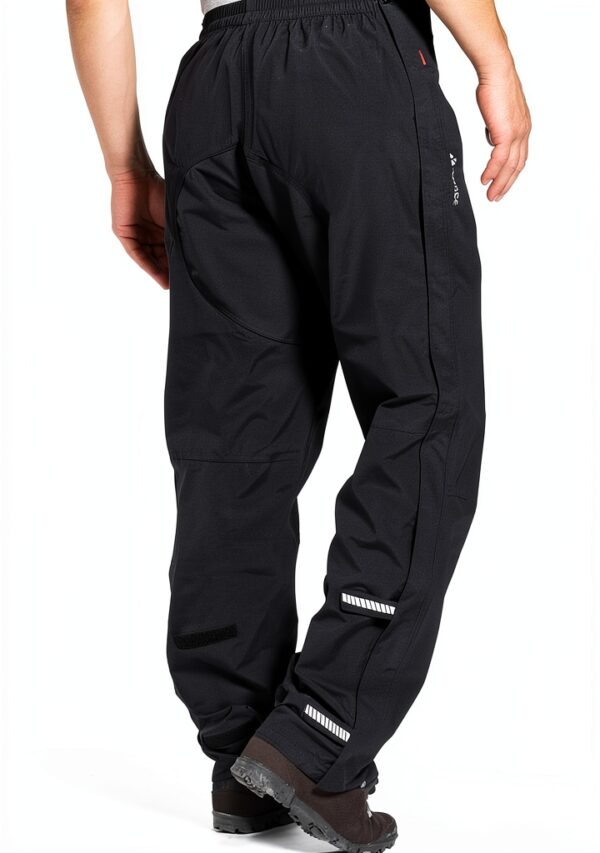 Pantalon cyclisme imperméable VAUDE respirant homme noir-3