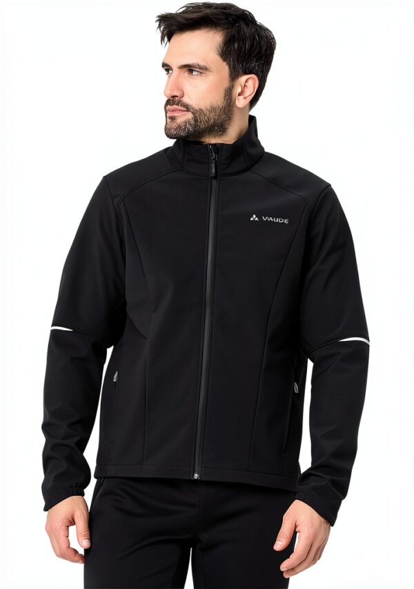 Veste cyclisme homme Vaude coupe rallongée doublure polaire-2