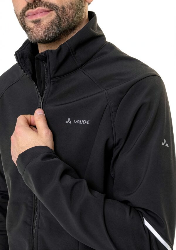Veste cyclisme homme Vaude coupe rallongée doublure polaire-5