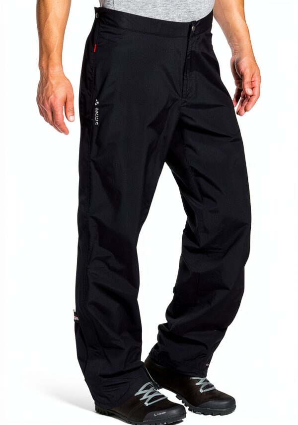 Pantalon cyclisme imperméable VAUDE respirant homme noir-1