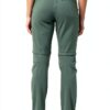 Pantalon randonnée femme Vaude confortable dézippable-3