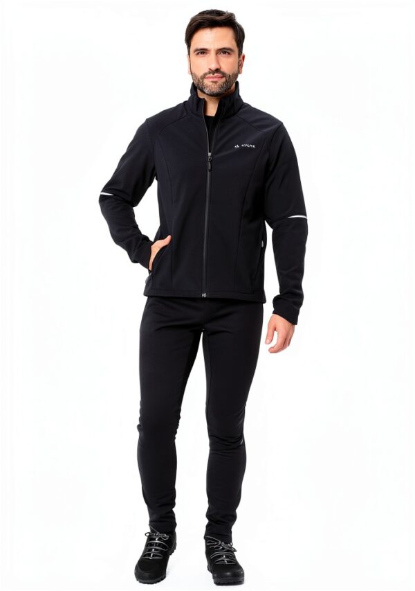 Veste cyclisme homme Vaude coupe rallongée doublure polaire-6