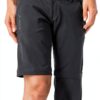 Pantalon Vaude femme randonnée convertible élastique noir-4