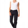 Pantalon Vaude femme randonnée convertible élastique noir-6