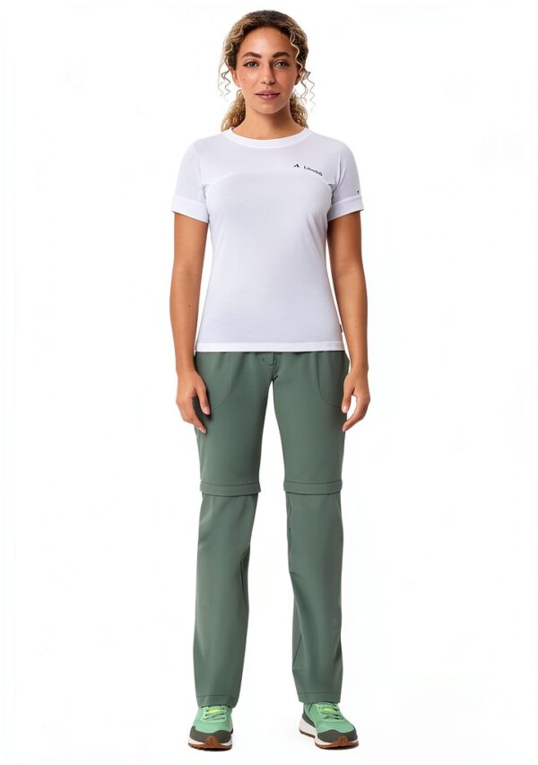 Pantalon randonnée femme Vaude confortable dézippable-6