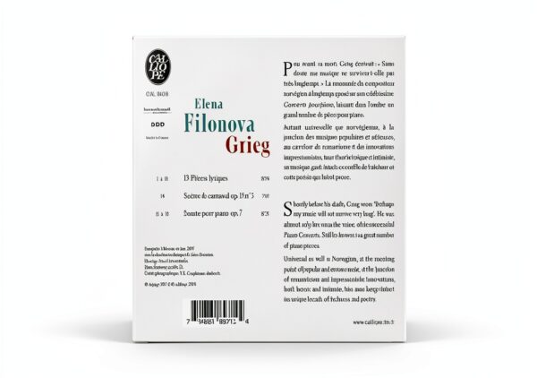 Calliope CD Musique de chambre 1 disque 12,6x14 cm-1