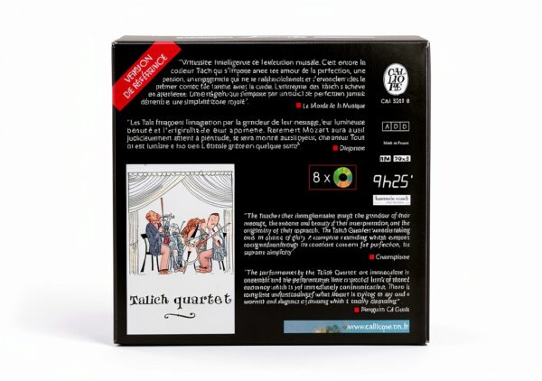 Mozart Intégrale des Quatuors Calliope CD Musique de Chambre 8 Disques-1