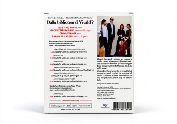 Dalla Biblioteca Di Vivaldi – Calliope CD Musique Chambre, 14,2 cm-1