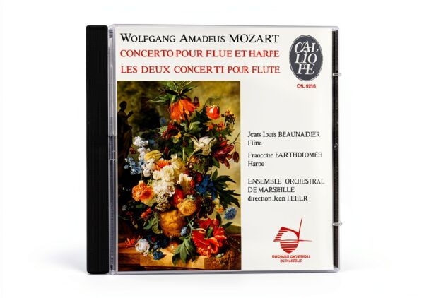 Calliope Mozart Concerto pour flûte et harpe CD – K299 K313 K314-0