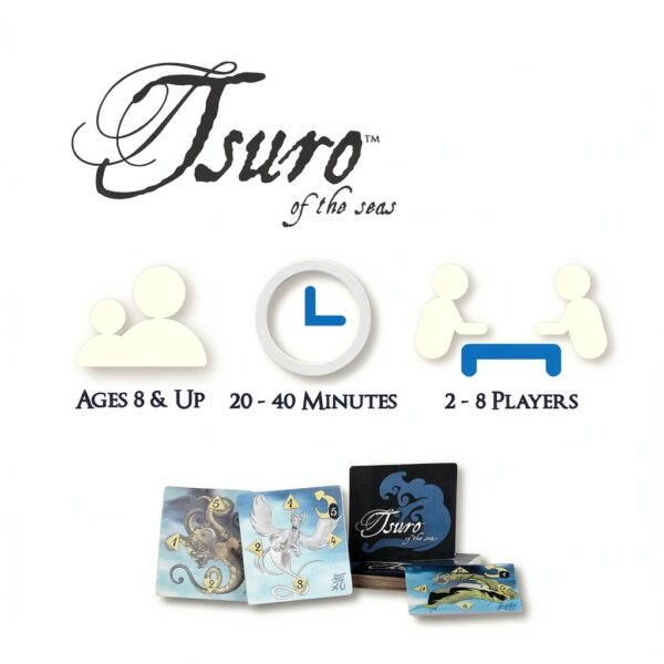 Calliope Jeux Tsuro of The Seas – Jeu de société 2 à 8 joueurs-1