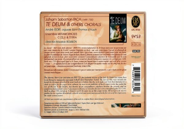 Te Deum CD Calliope Musique de chambre – Enregistrement haute fidélité-1